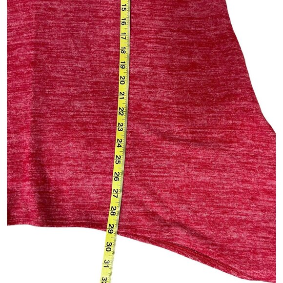 torrid 2 sweater Women Red V Neck Drop Shoulder Shark Bite hem Soft - Picture 10 of 10